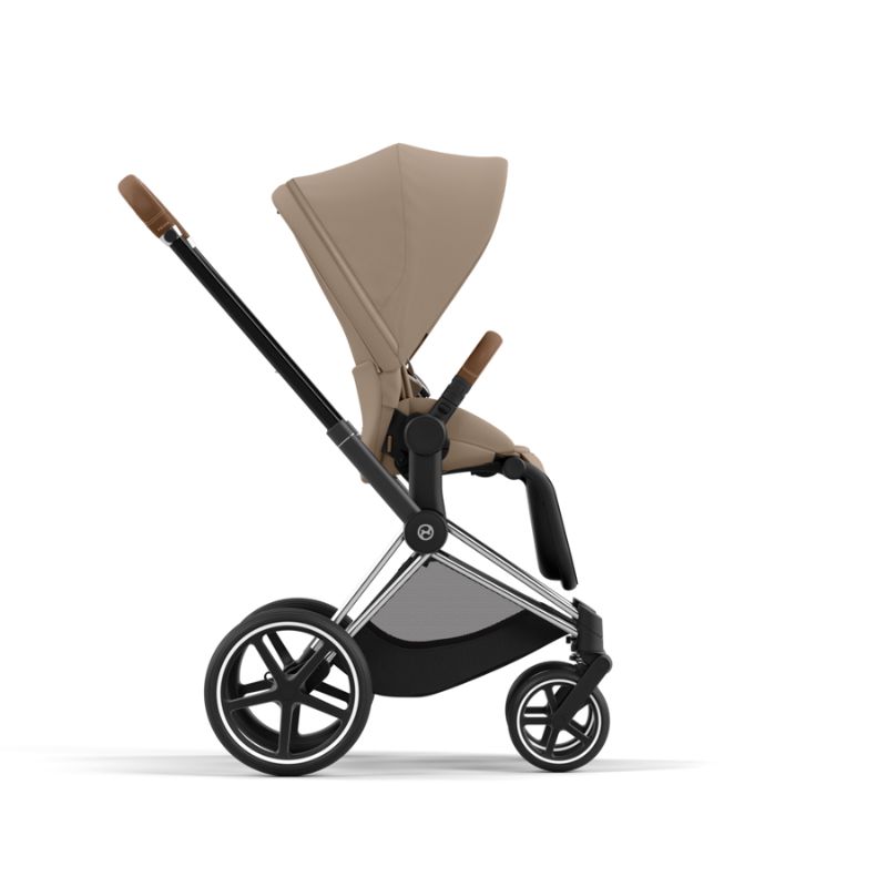 Cybex Priam Βρεφικό Καρότσι Cozy Beige | beige Με Σκελετό Chrome Brown | chrome