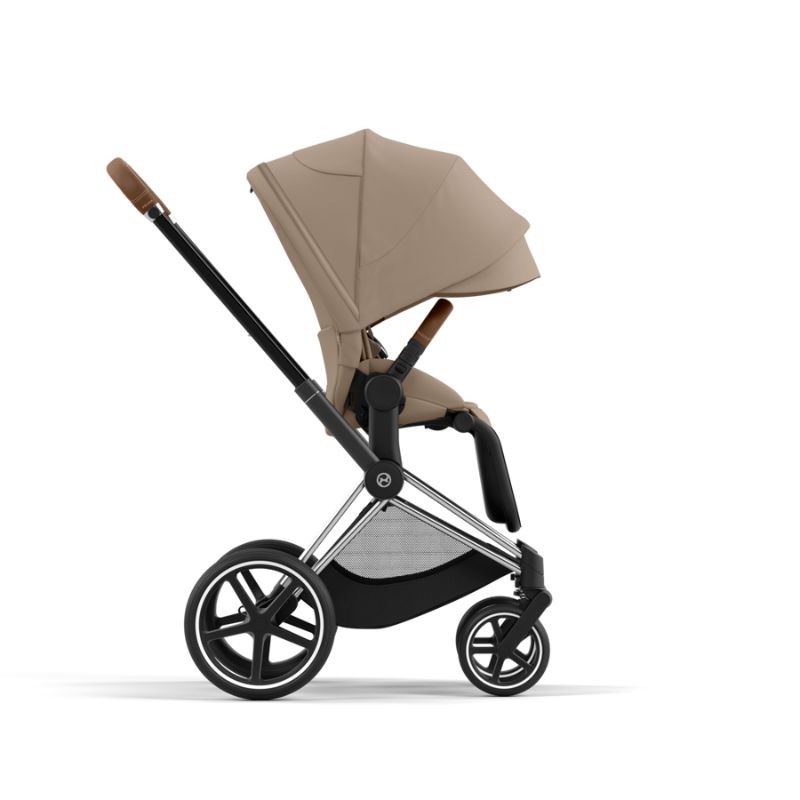 Cybex Priam Βρεφικό Καρότσι Cozy Beige | beige Με Σκελετό Chrome Brown | chrome