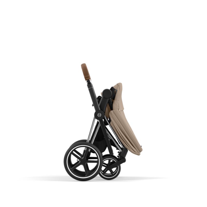 Cybex Priam Βρεφικό Καρότσι Cozy Beige | beige Με Σκελετό Chrome Brown | chrome