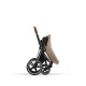 Cybex Priam Βρεφικό Καρότσι Cozy Beige | beige Με Σκελετό Chrome Brown | chrome