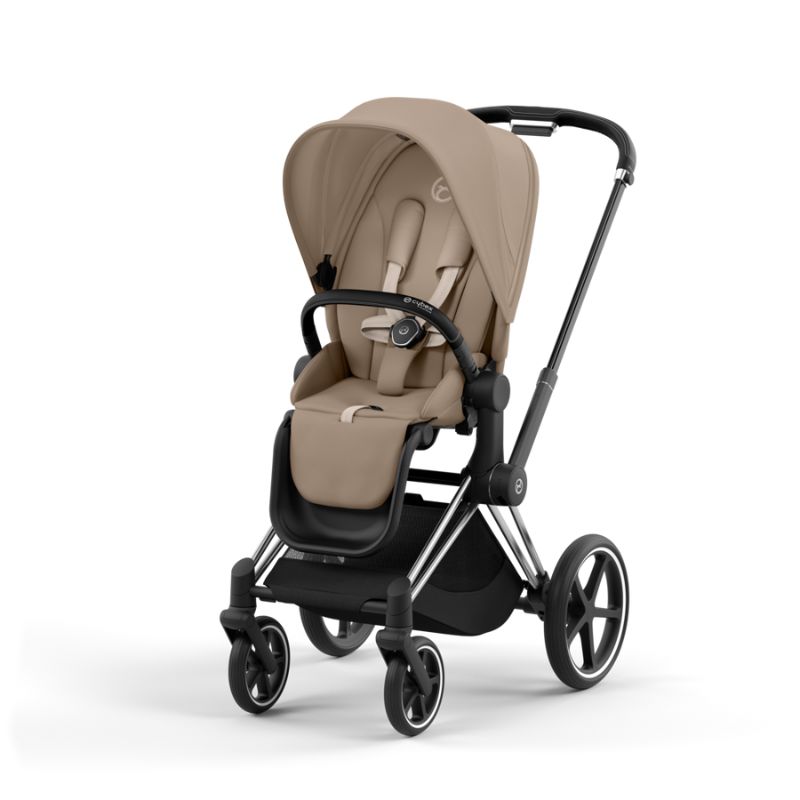 Cybex Priam Βρεφικό Καρότσι Cozy Beige | beige Με Σκελετό Chrome Black | chrome