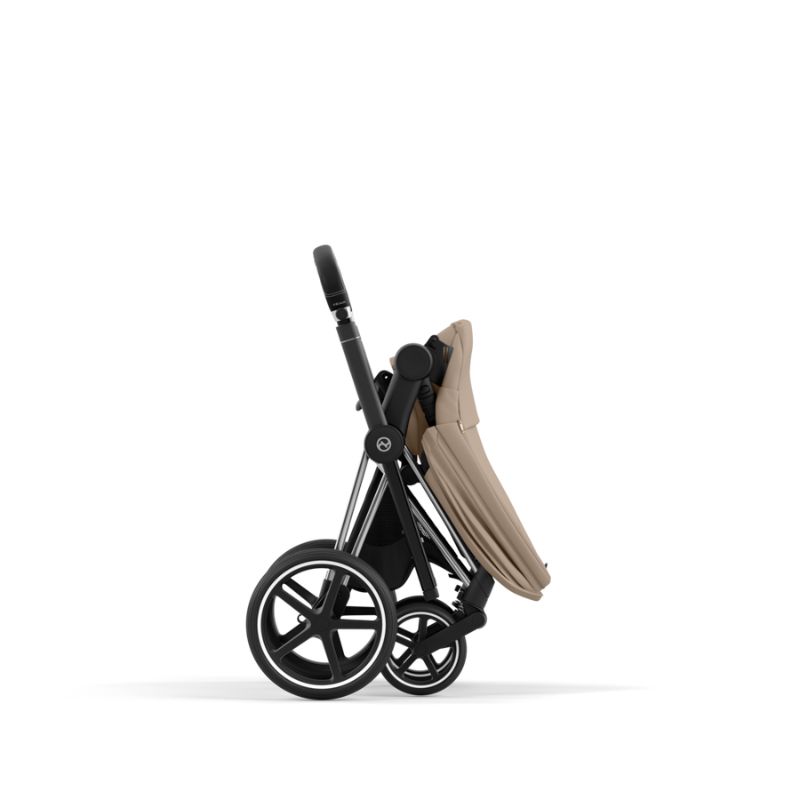 Cybex Priam Βρεφικό Καρότσι Cozy Beige | beige Με Σκελετό Chrome Black | chrome