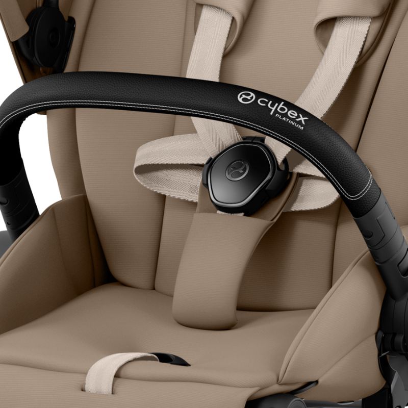 Cybex Priam Βρεφικό Καρότσι Cozy Beige | beige Με Σκελετό Matt Black | black