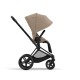 Cybex Priam Βρεφικό Καρότσι Cozy Beige | beige Με Σκελετό Matt Black | black