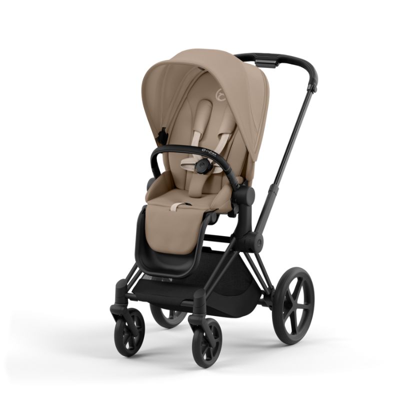 Cybex Priam Βρεφικό Καρότσι Cozy Beige | beige Με Σκελετό Matt Black | black