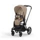 Cybex Priam Βρεφικό Καρότσι Cozy Beige | beige Με Σκελετό Matt Black | black
