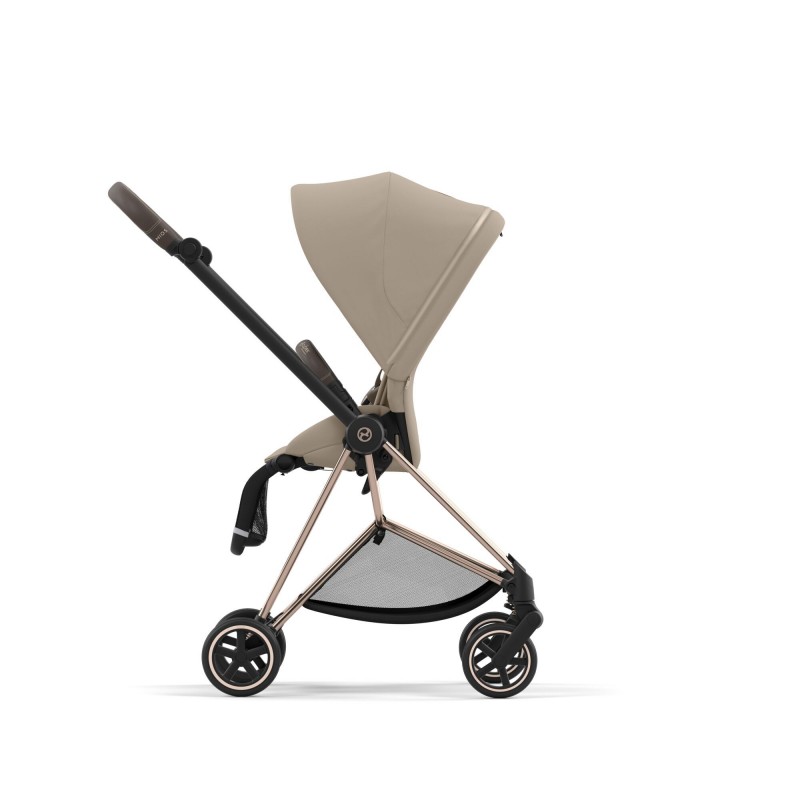 Cybex Mios Βρεφικό Καρότσι Cozy Beige | beige Με Σκελετό Rosegold | rosegold