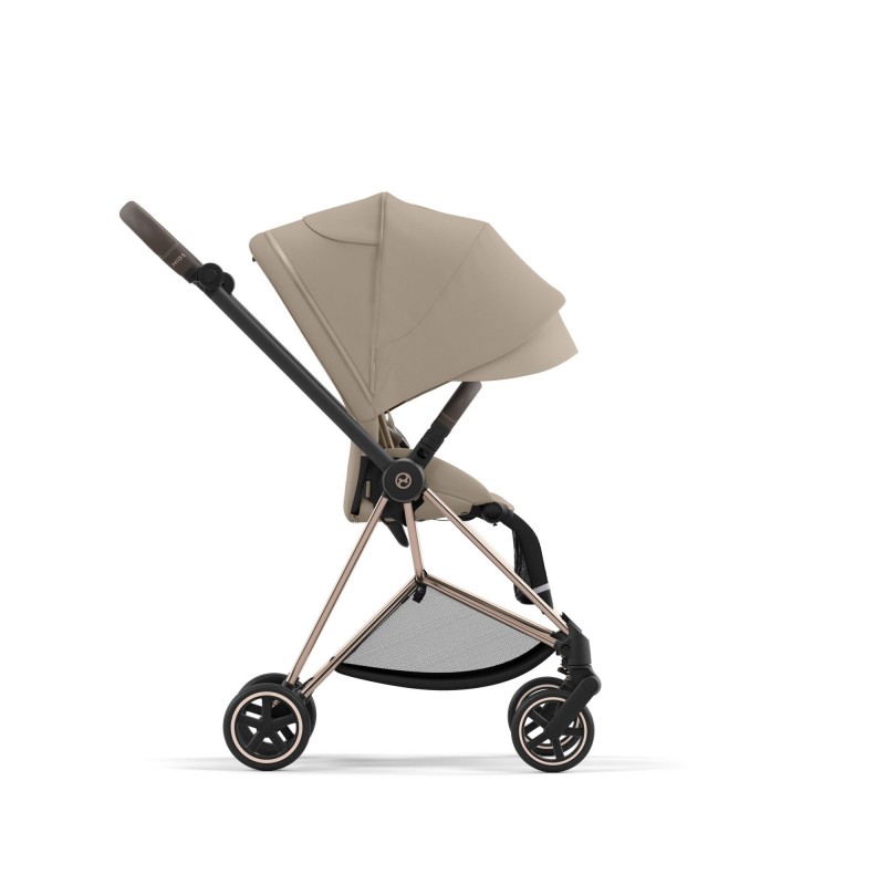 Cybex Mios Βρεφικό Καρότσι Cozy Beige | beige Με Σκελετό Rosegold | rosegold