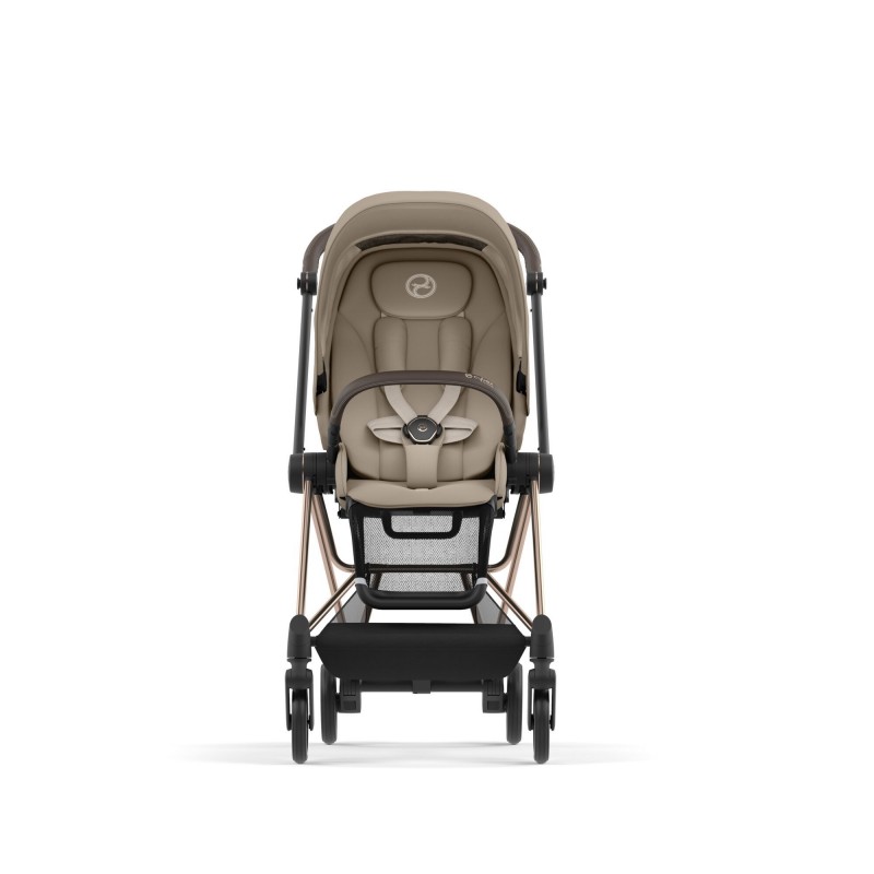 Cybex Mios Βρεφικό Καρότσι Cozy Beige | beige Με Σκελετό Rosegold | rosegold