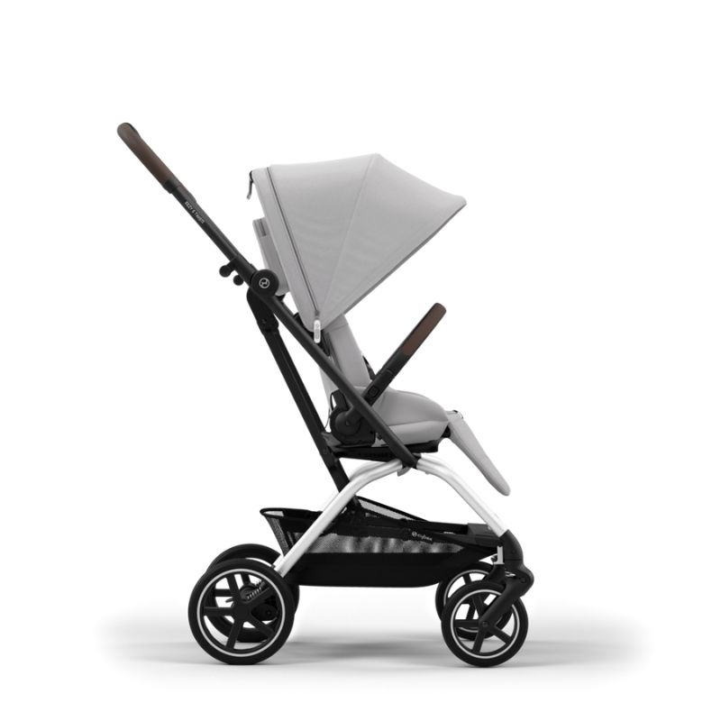 Cybex Eezy S Twist +2 Ελαφρύ Βρεφικό Καρότσι SLV Fog Grey | light grey