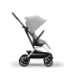 Cybex Eezy S Twist +2 Ελαφρύ Βρεφικό Καρότσι SLV Fog Grey | light grey