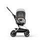 Cybex Eezy S Twist +2 Ελαφρύ Βρεφικό Καρότσι SLV Fog Grey | light grey