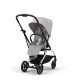 Cybex Eezy S Twist +2 Ελαφρύ Βρεφικό Καρότσι SLV Fog Grey | light grey