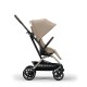Cybex Eezy S Twist +2  Ελαφρύ Βρεφικό Καρότσι Almond Beige | beige
