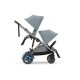 Cybex e-Gazelle S TPE Βρεφικό Καρότσι Διδύμων Stormy Blue | light blue