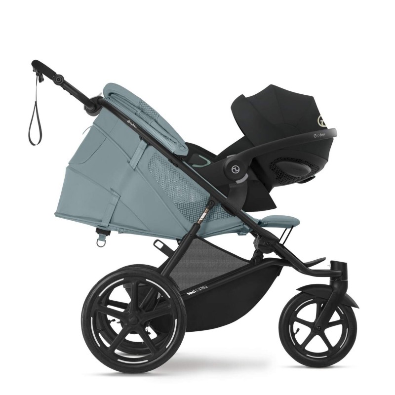 Cybex Avi Spin BLK Βρεφικό Καρότσι Stormy Blue | light blue