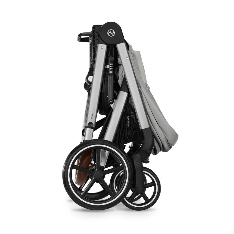 Cybex Balios S Lux Set S Καρότσι, Πορτ Μπεμπέ, Κάθισμα Αυτοκινήτου Cloud G i-Size Plus και Αντάπτορες Stone Grey | mid grey