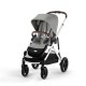 Cybex Gazelle S Βρεφικό Καρότσι SLV Stone Grey | mid grey