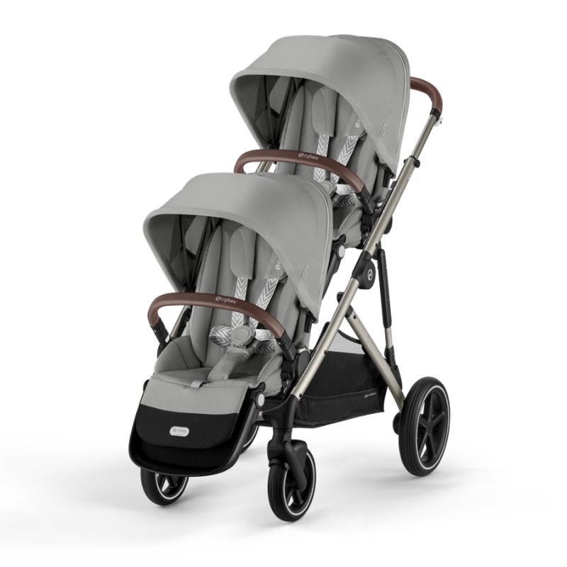 Cybex Gazelle S Βρεφικό Καρότσι Για Δίδυμα SLV Stone Grey | mid grey