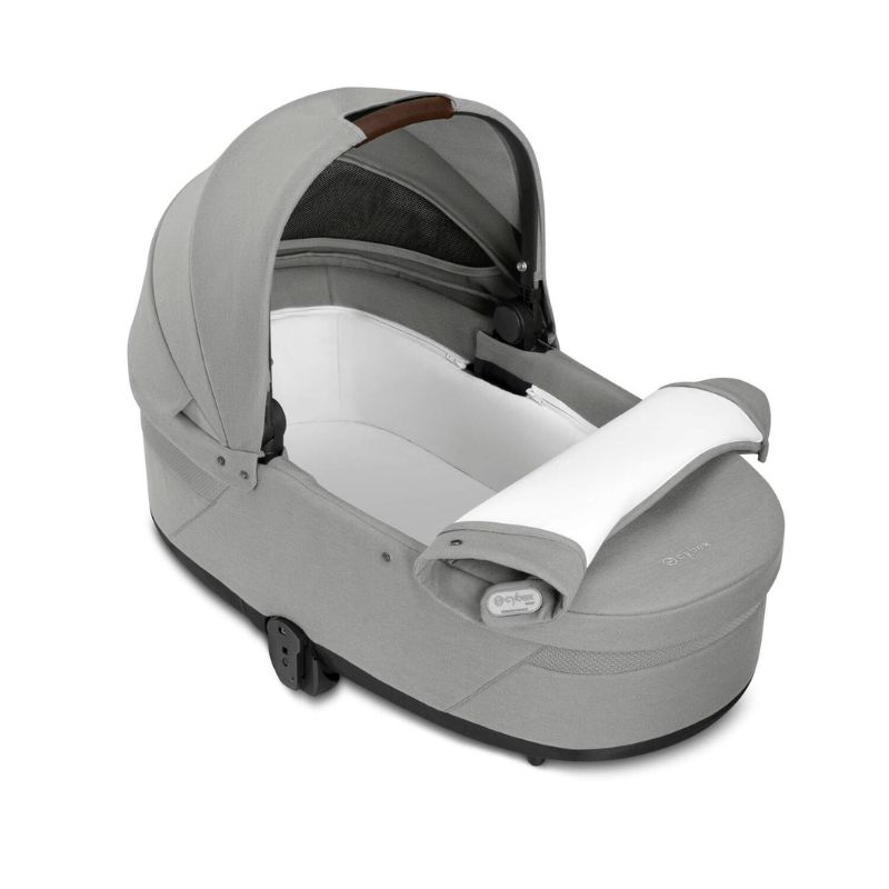 Cybex Balios S Lux Set S Καρότσι, Πορτ Μπεμπέ, Κάθισμα Αυτοκινήτου Cloud G i-Size Plus και Αντάπτορες Stone Grey | mid grey