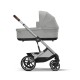 Cybex Cot S Lux Πορτ Μπεμπέ Stone Grey | mid grey