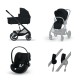 Cybex Balios S Σύστημα Μεταφοράς Με Κάθισμα Αυτοκινήτου Cloud G i-Size Plus Moon Black | black