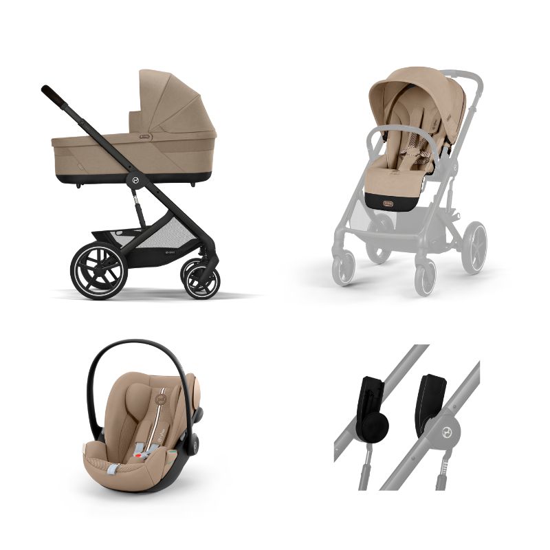 Cybex Balios S Σύστημα Μεταφοράς Με Κάθισμα Αυτοκινήτου Cloud G i-Size Plus Almond Beige | beige
