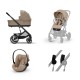 Cybex Balios S Σύστημα Μεταφοράς Με Κάθισμα Αυτοκινήτου Cloud G i-Size Plus Almond Beige | beige
