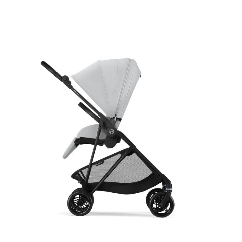 Cybex Melio Carbon B Βρεφικό Σύστημα Μεταφοράς 3-Σε-1 Fog Grey | light grey