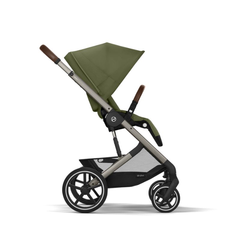 Cybex Balios S Lux Βρεφικό Καρότσι TPE Moss Green | khaki