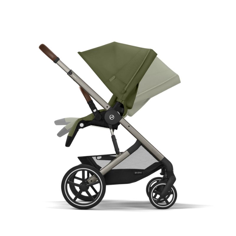 Cybex Balios S Lux Βρεφικό Καρότσι TPE Moss Green | khaki