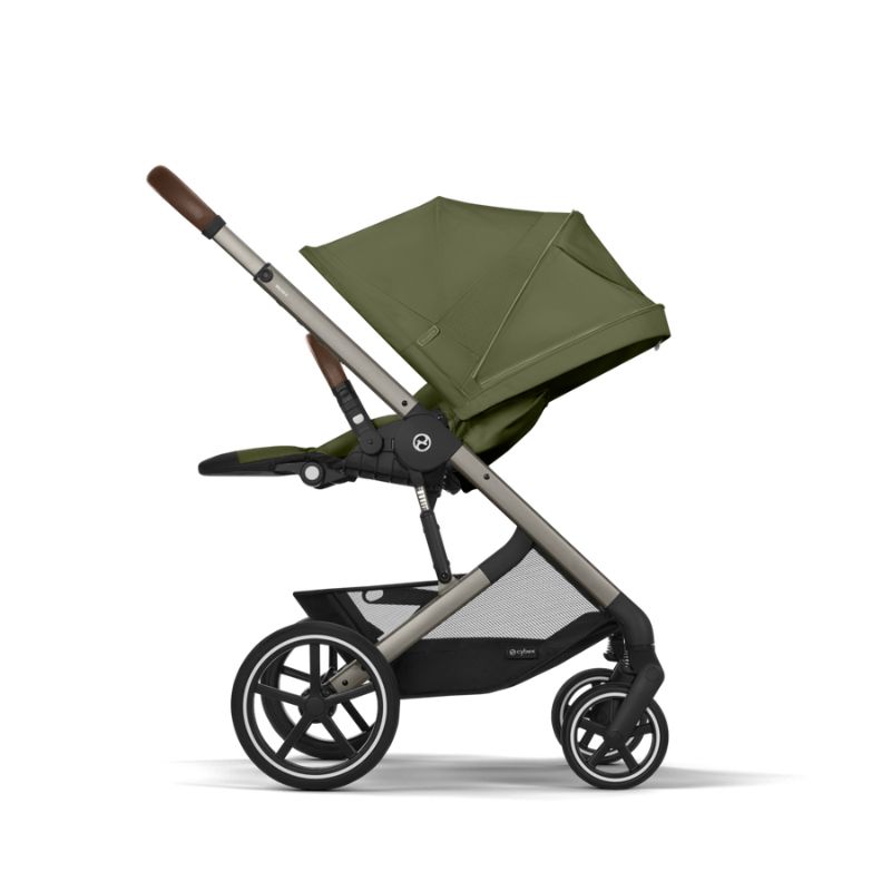 Cybex Balios S Lux Βρεφικό Καρότσι TPE Moss Green | khaki