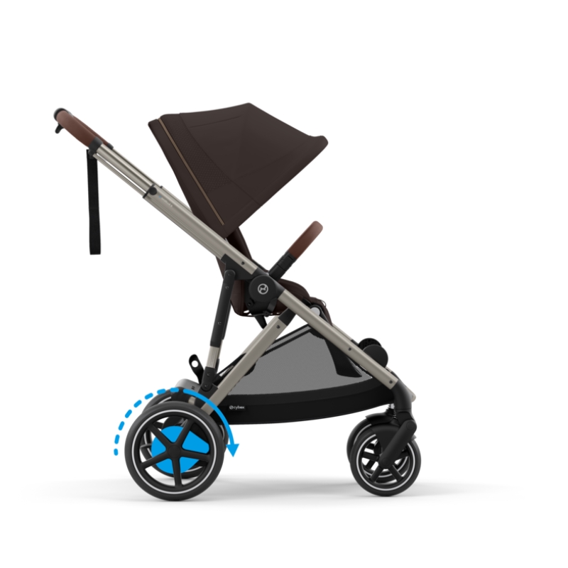 Cybex e-Gazelle S Βρεφικό Καρότσι TPE Chocolate Brown | brown