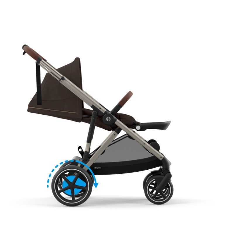 Cybex e-Gazelle S Βρεφικό Καρότσι TPE Chocolate Brown | brown