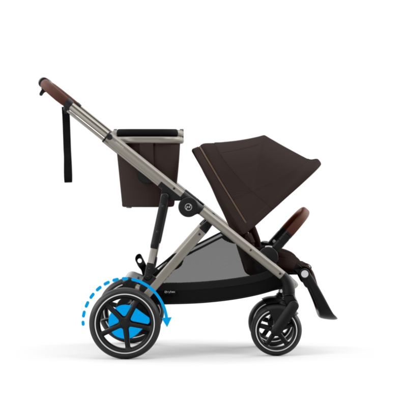 Cybex e-Gazelle S Βρεφικό Καρότσι TPE Chocolate Brown | brown