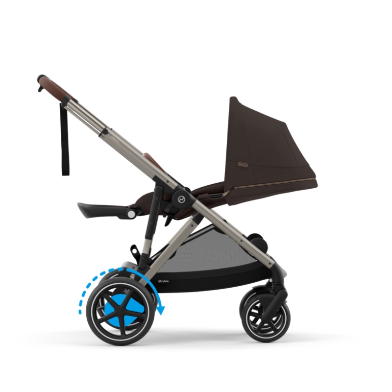 Cybex e-Gazelle S Βρεφικό Καρότσι TPE Chocolate Brown | brown