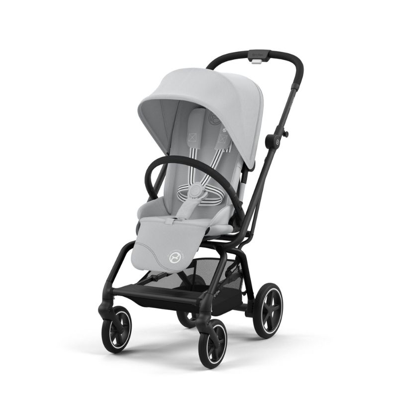 Cybex Eezy S Twist +2 Ελαφρύ Βρεφικό Καρότσι BLK Fog Grey | light grey