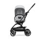 Cybex Eezy S Twist +2 Ελαφρύ Βρεφικό Καρότσι BLK Fog Grey | light grey