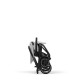 Cybex Eezy S Twist +2 Ελαφρύ Βρεφικό Καρότσι BLK Fog Grey | light grey