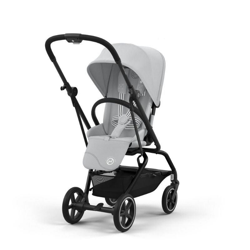 Cybex Eezy S Twist +2 Ελαφρύ Βρεφικό Καρότσι BLK Fog Grey | light grey