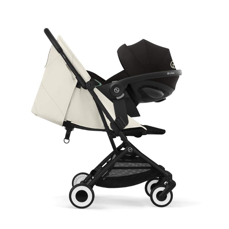 Cybex Orfeo Ελαφρύ Βρεφικό Καρότσι BLK Canvas White | light beige