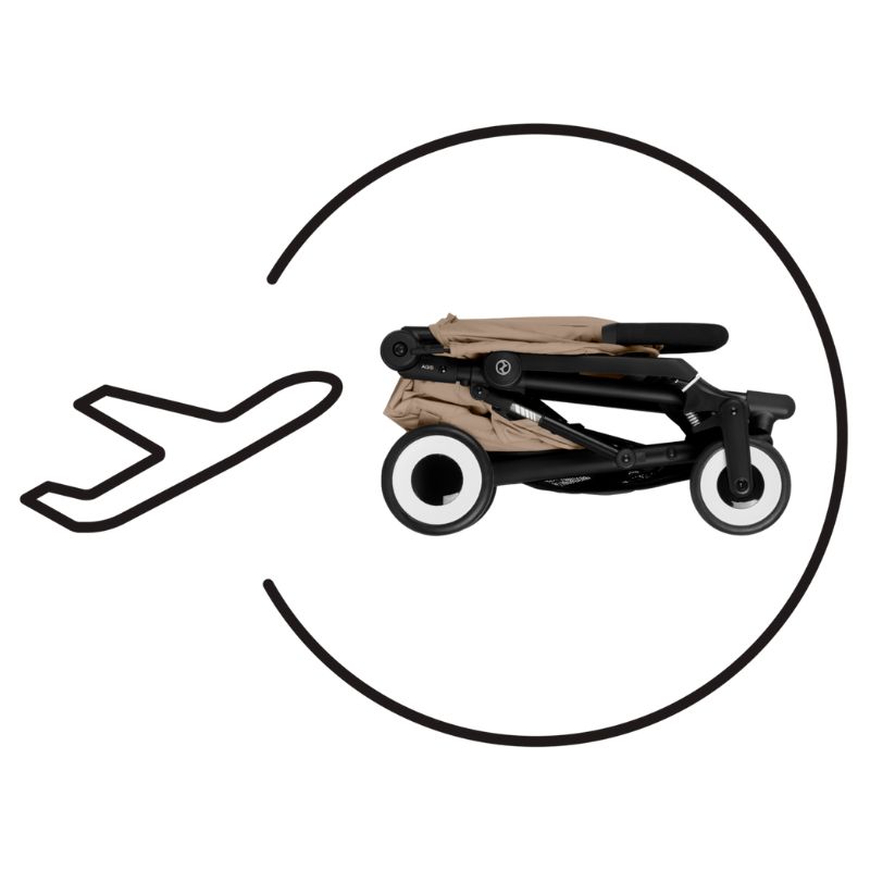 Cybex Agis Ελαφρύ Καρότσι BLK Almond Beige | beige