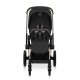 Cybex Priam Comfort Σύστημα Μεταφοράς 2-Σε-1 Με Αναδιπλούμενο Πορτ Μπεμπέ Sepia Black | black Με Σκελετό Rosegold | rosegold