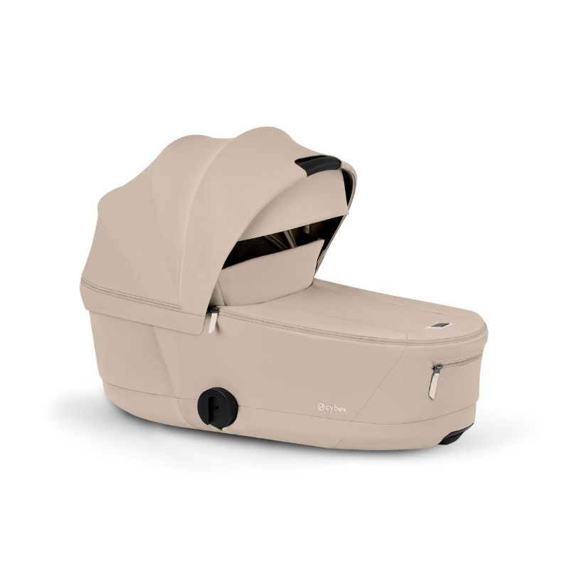 Cybex Priam Comfort Σύστημα Μεταφοράς 2-Σε-1 Με Αναδιπλούμενο Πορτ Μπεμπέ Cozy Beige | beige Με Σκελετό Matt Black | black