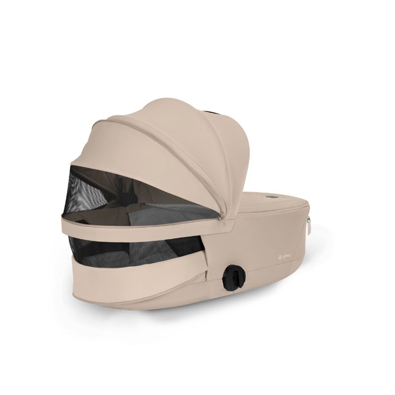 Cybex Priam Comfort Σύστημα Μεταφοράς 2-Σε-1 Με Αναδιπλούμενο Πορτ Μπεμπέ Cozy Beige | beige Με Σκελετό Matt Black | black