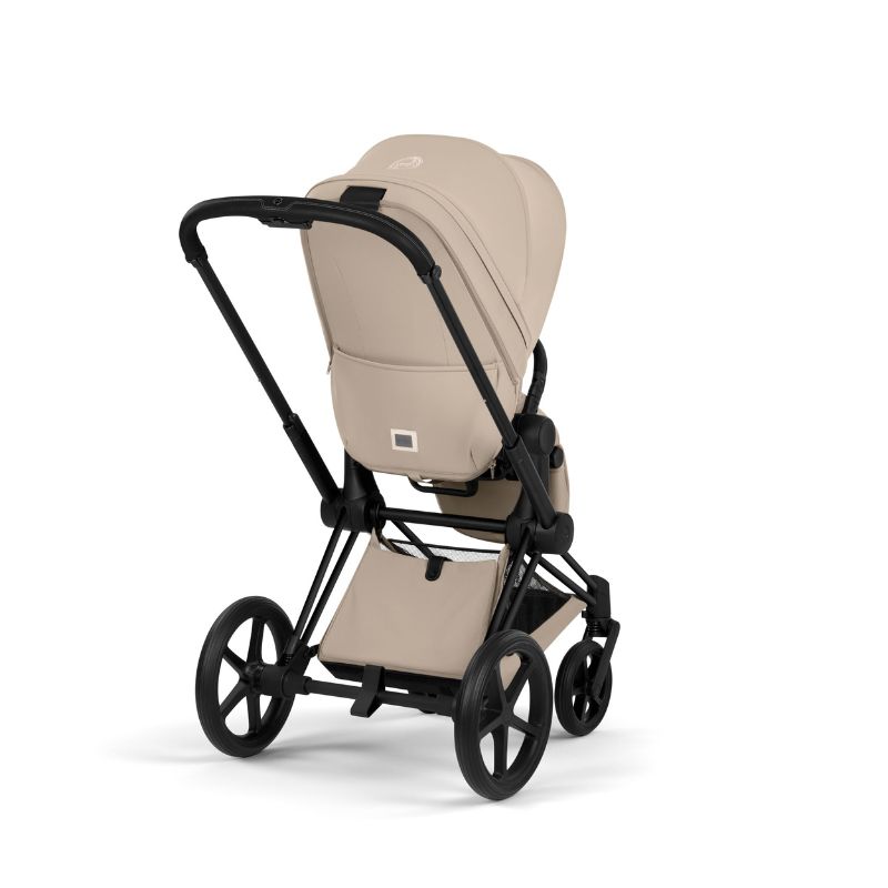 Cybex Priam Comfort Σύστημα Μεταφοράς 2-Σε-1 Με Αναδιπλούμενο Πορτ Μπεμπέ Cozy Beige | beige Με Σκελετό Matt Black | black