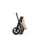Cybex Priam Comfort Σύστημα Μεταφοράς 2-Σε-1 Με Αναδιπλούμενο Πορτ Μπεμπέ Cozy Beige | beige Με Σκελετό Matt Black | black
