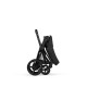 Cybex e-Priam Comfort Σύστημα Μεταφοράς 2-Σε-1 Με Πτυσσόμενο Πορτ Μπεμπέ Sepia Black | black Με Σκελετό Matt Black | black