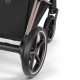 Cybex e-Priam Comfort Σύστημα Μεταφοράς 2-Σε-1 Με Πτυσσόμενο Πορτ Μπεμπέ Sepia Black | black Με Σκελετό Matt Black | black