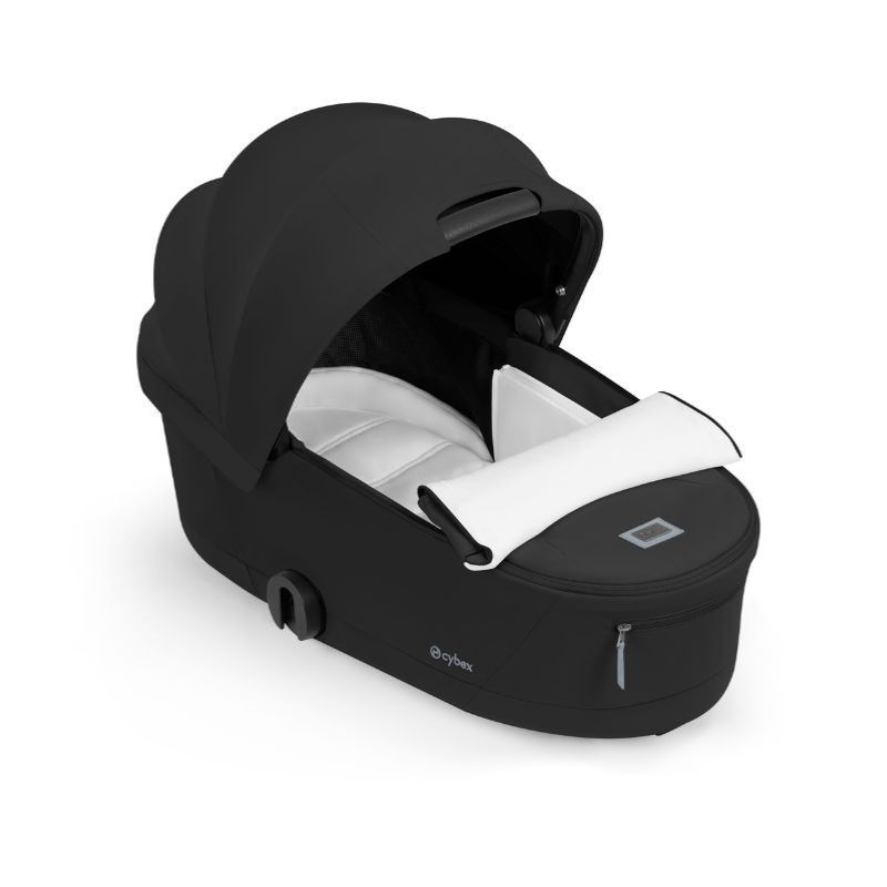 Cybex e-Priam Comfort Σύστημα Μεταφοράς 2-Σε-1 Με Πτυσσόμενο Πορτ Μπεμπέ Sepia Black | black Με Σκελετό Matt Black | black